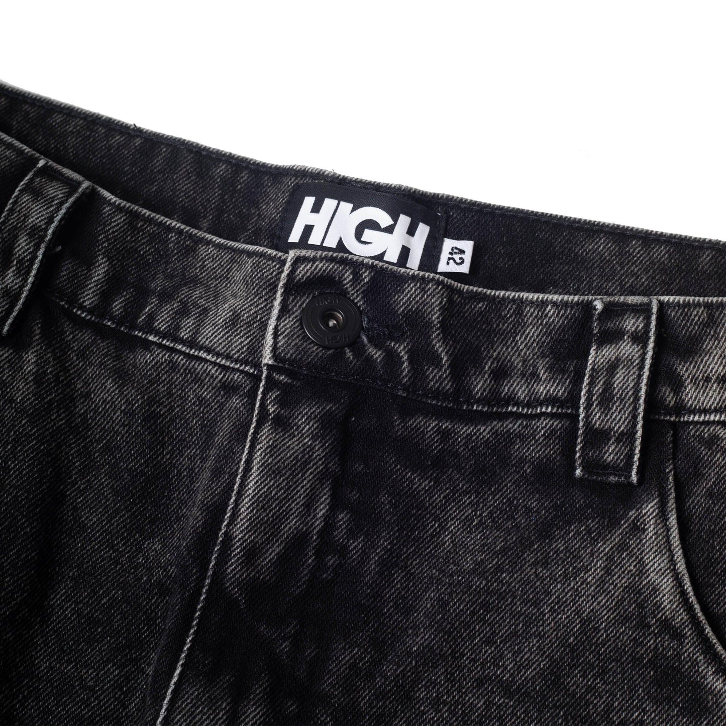 Rust Denim Pants Black - Four Street