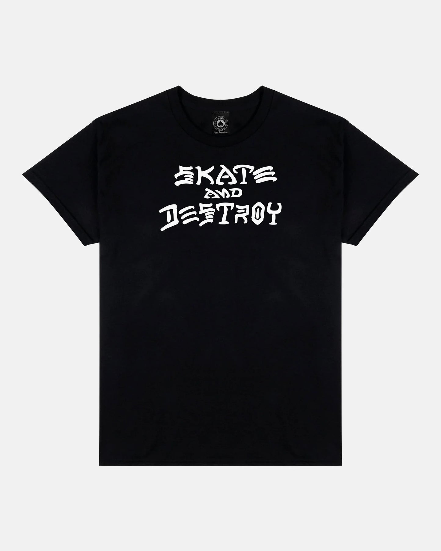 SKATE AND DESTROY - TSHIRT - BLACK - Four Street
