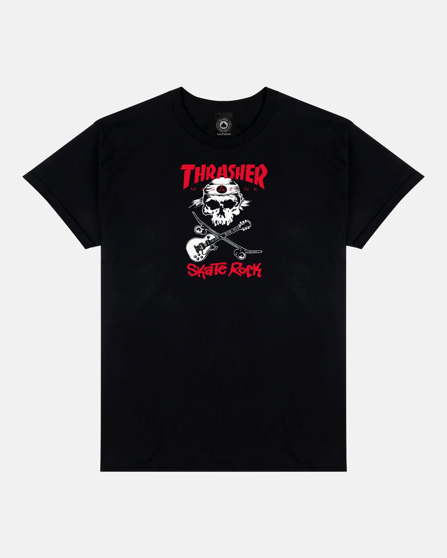 SKATE ROCK - TSHIRT - BLACK - Four Street