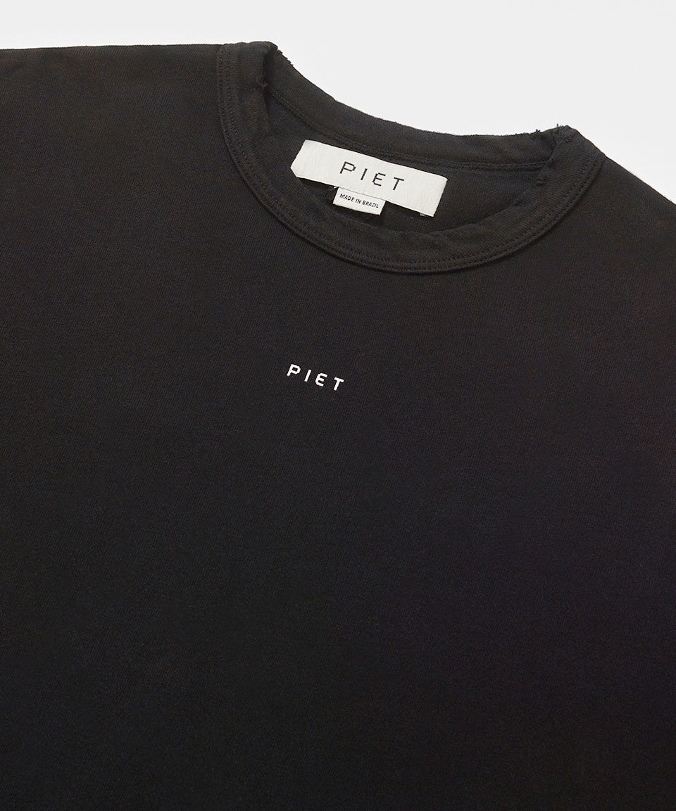 Logo T-shirt Vintage Black