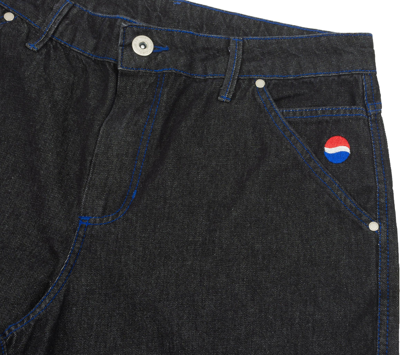 Screw Denim Pants in Black - Four Street