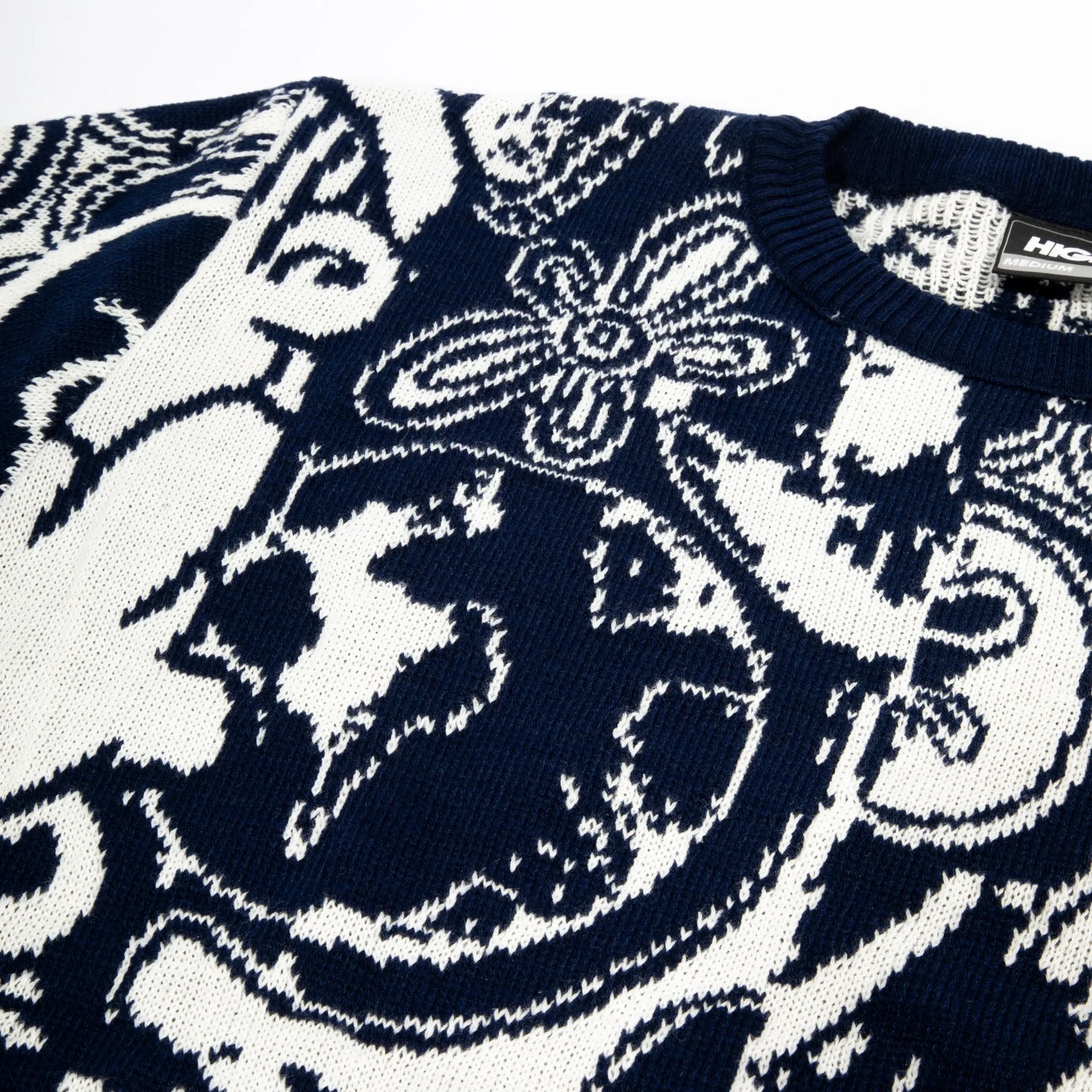 Sweater Jizzy White/Navy - Four Street