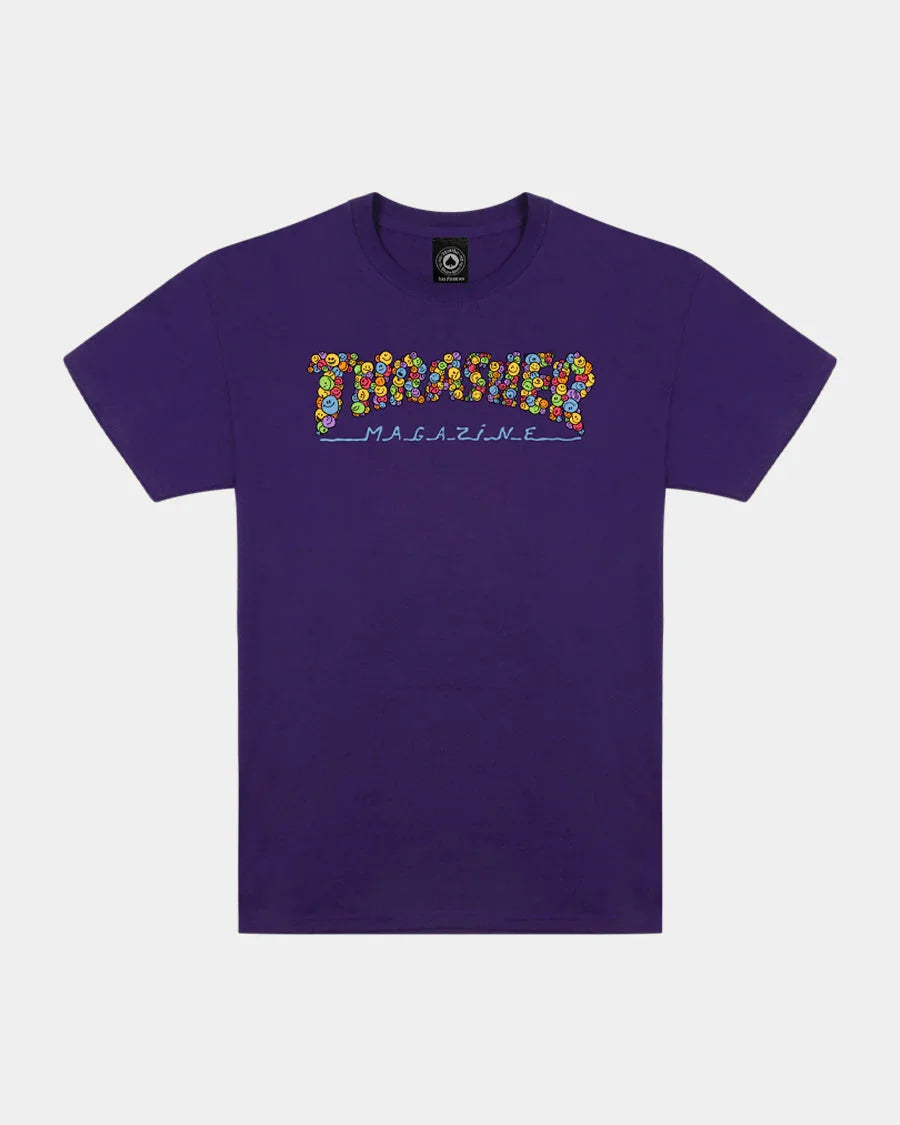 SMILE BY SPANKY - T-SHIRT - PURPLE - Four Street