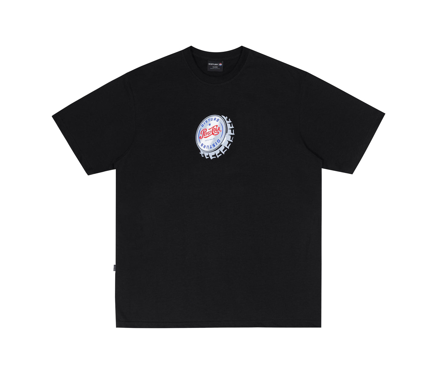 Vintage Cap Tee in Black