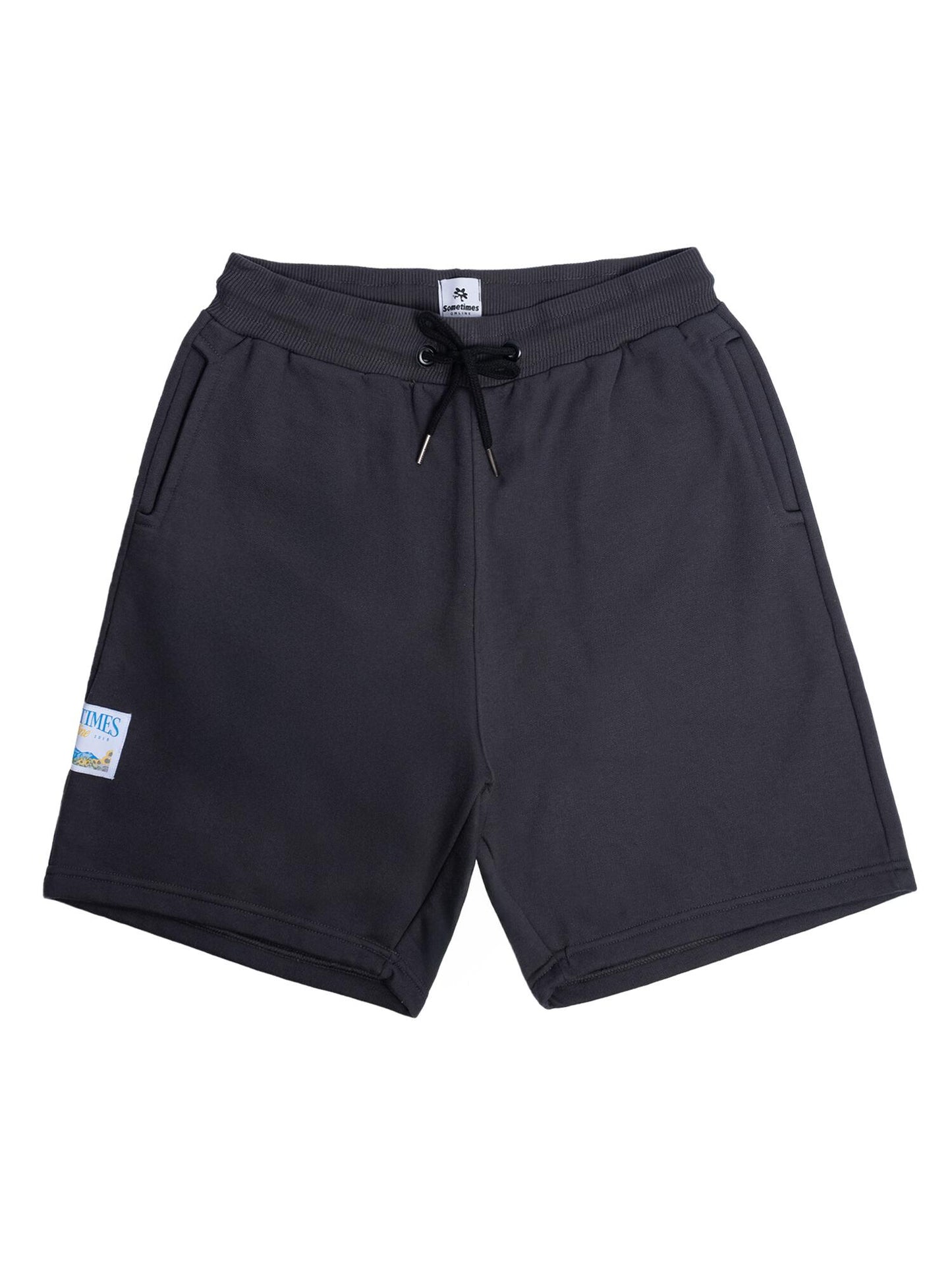 Short Moletom Chumbo