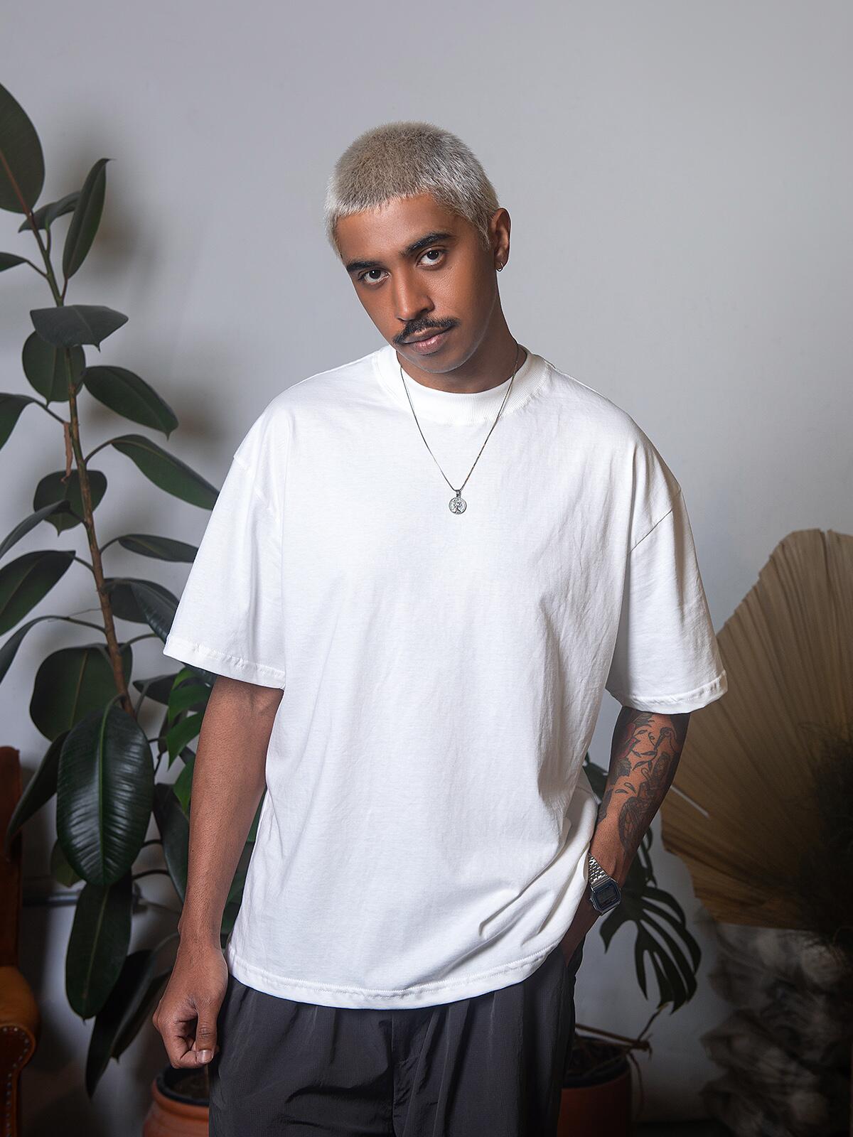 Camiseta Boxy Off White