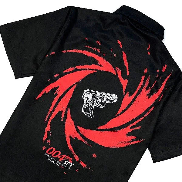 Camisa de Botão Sufgang 004spy Preta