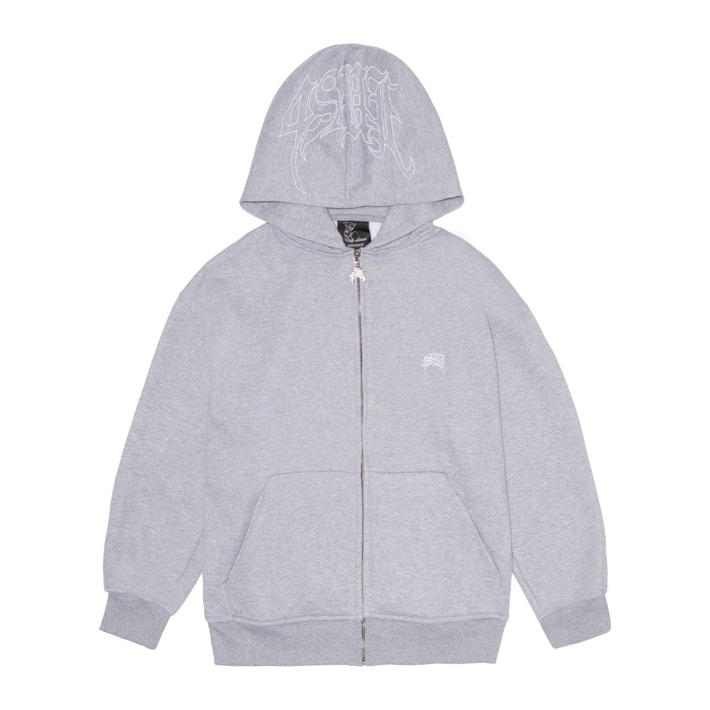 HOODIE ZÍPER 4SUF MIXED GRAY