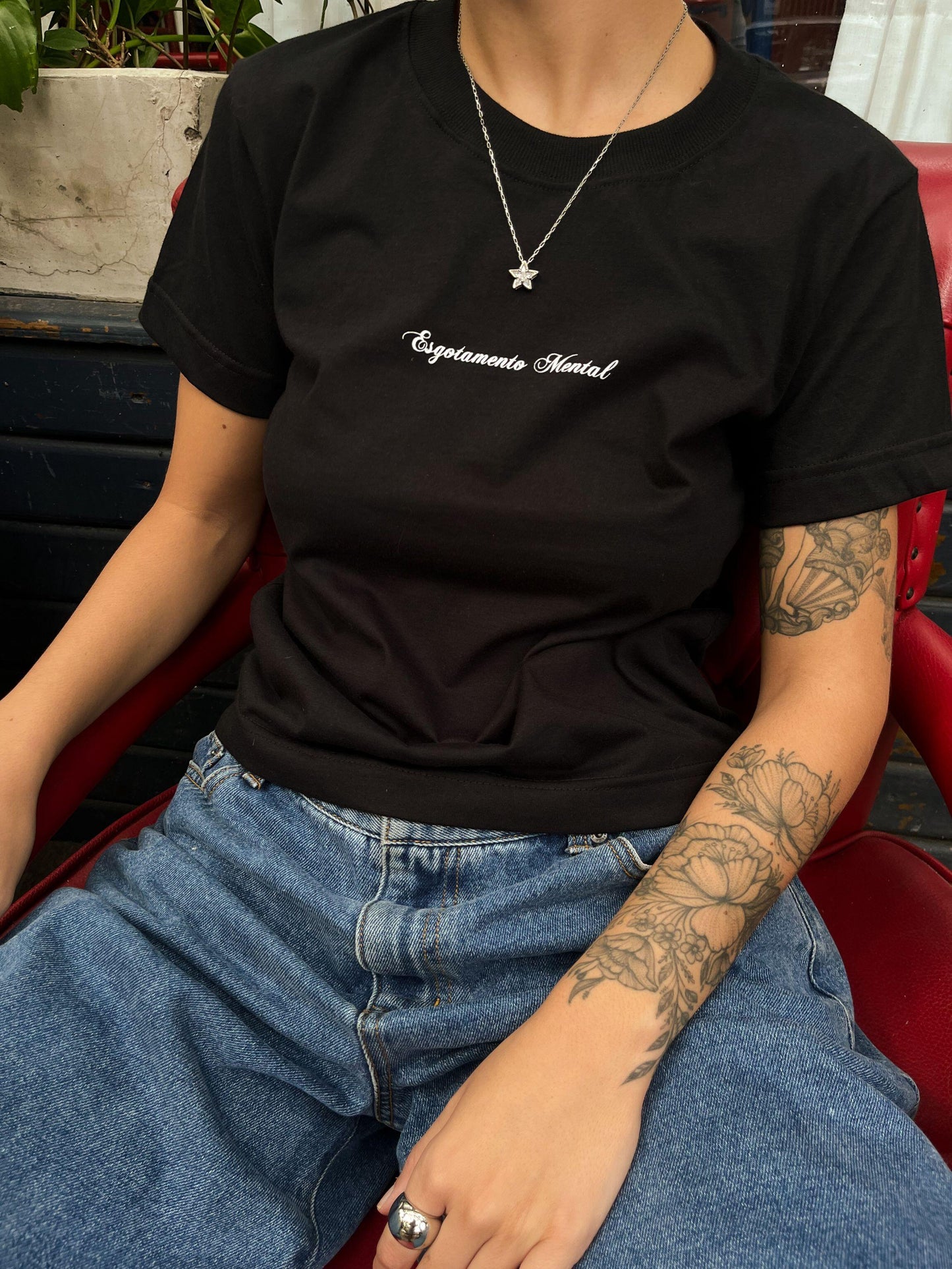 Baby Tee Esgotamento Mental