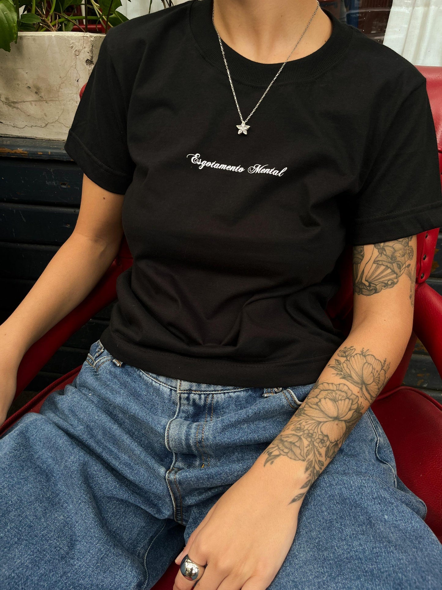 Baby Tee Esgotamento Mental