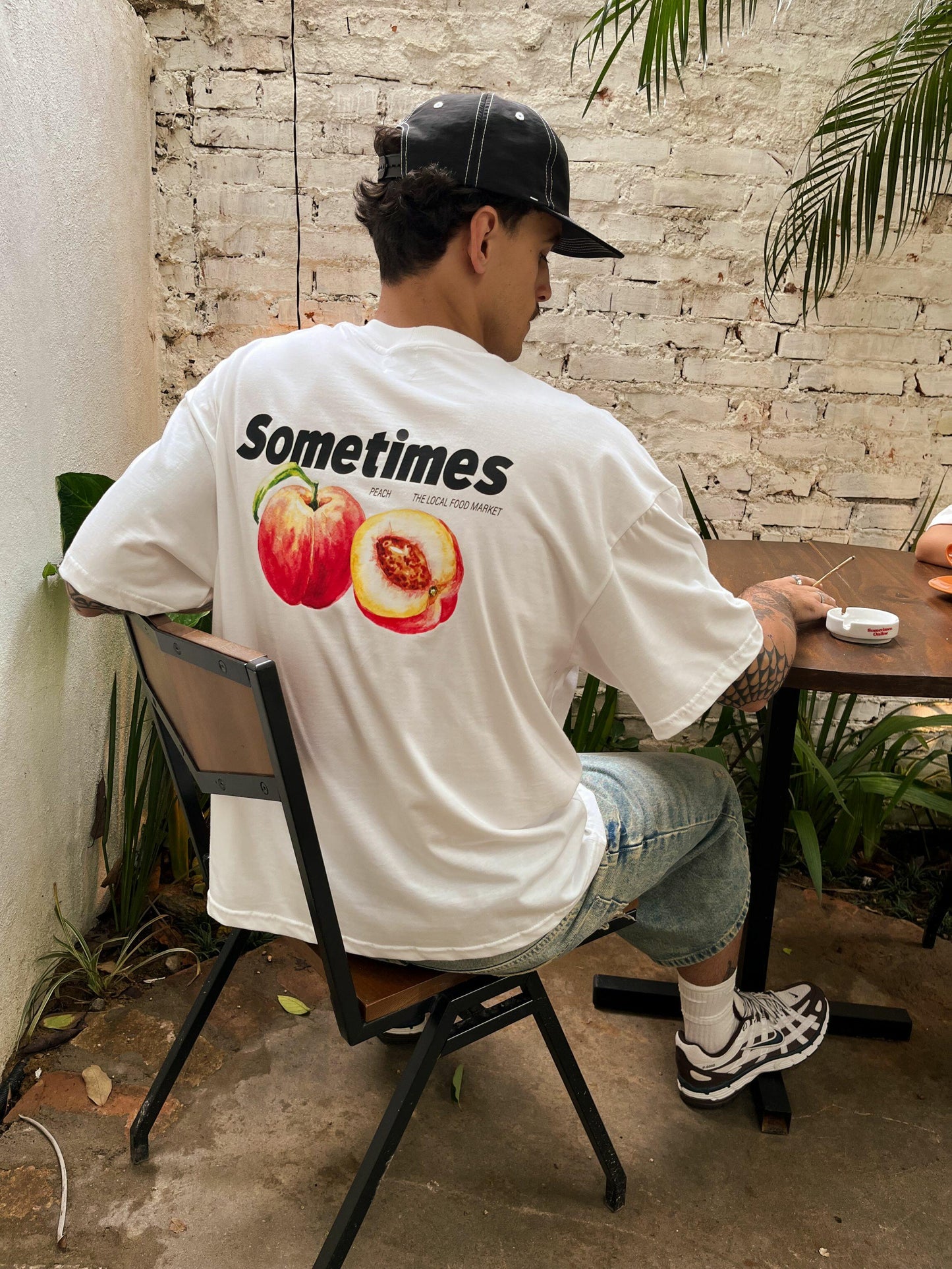 Camiseta Boxy Peach