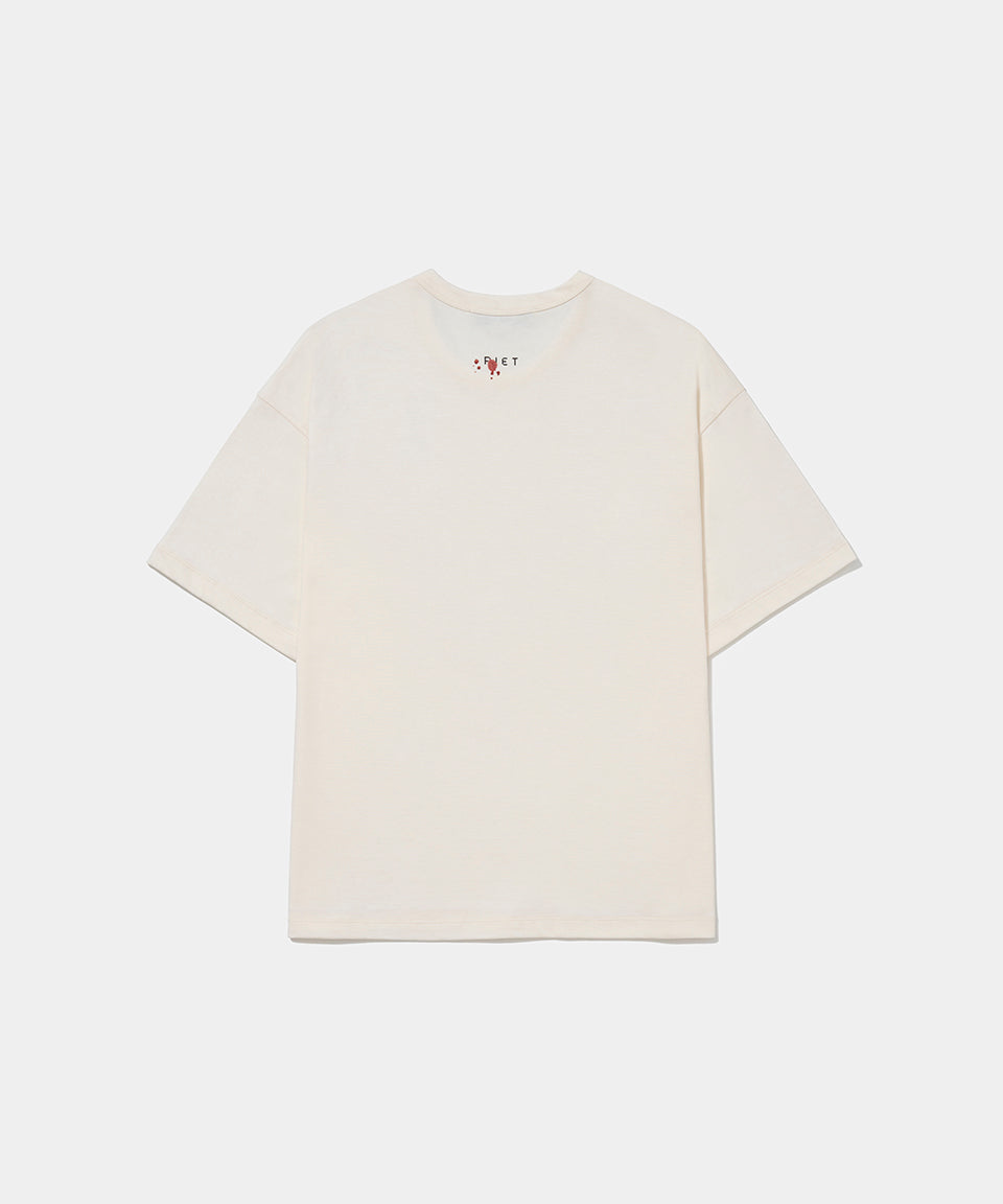 Football Pocket T-shirt Bone White