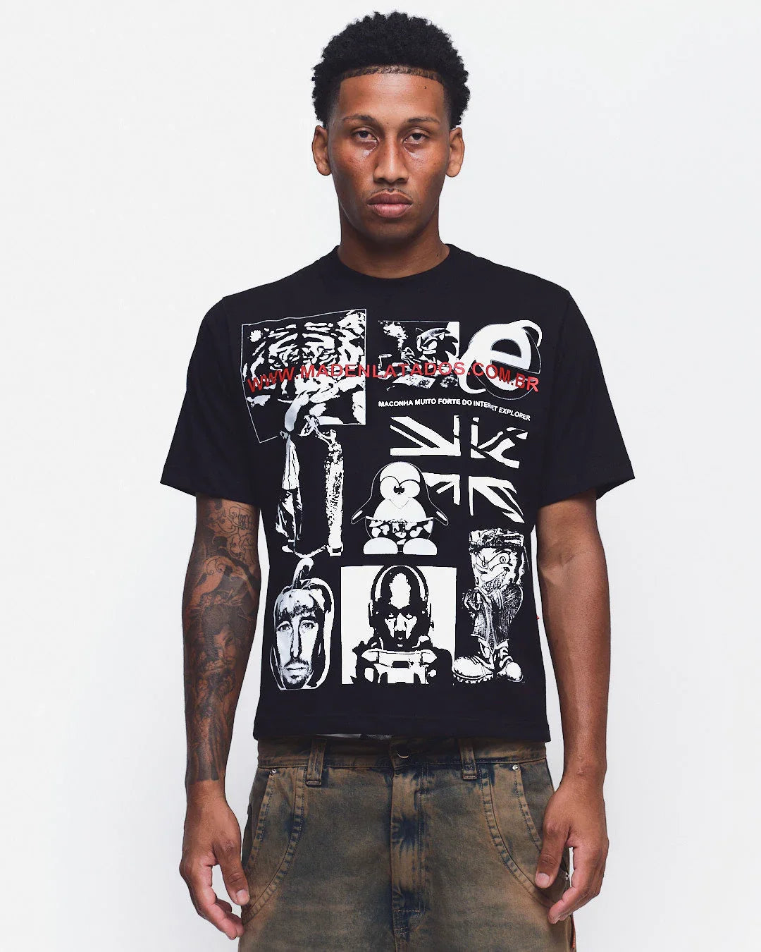 CAMISETA INTERNET PRETA - Four Street