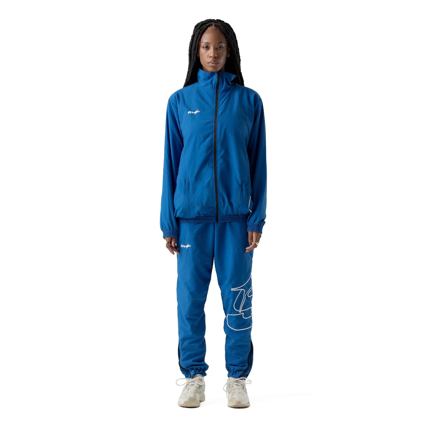 TRACK JACKET S STAR NAVY BLUE