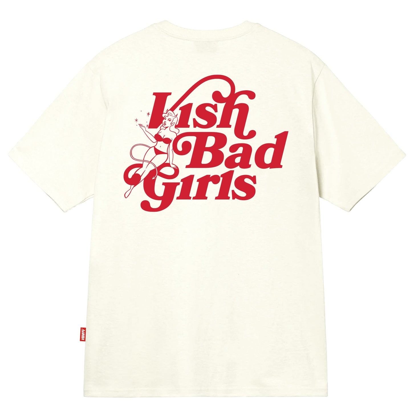 Camiseta Vish Bad Girls Off White