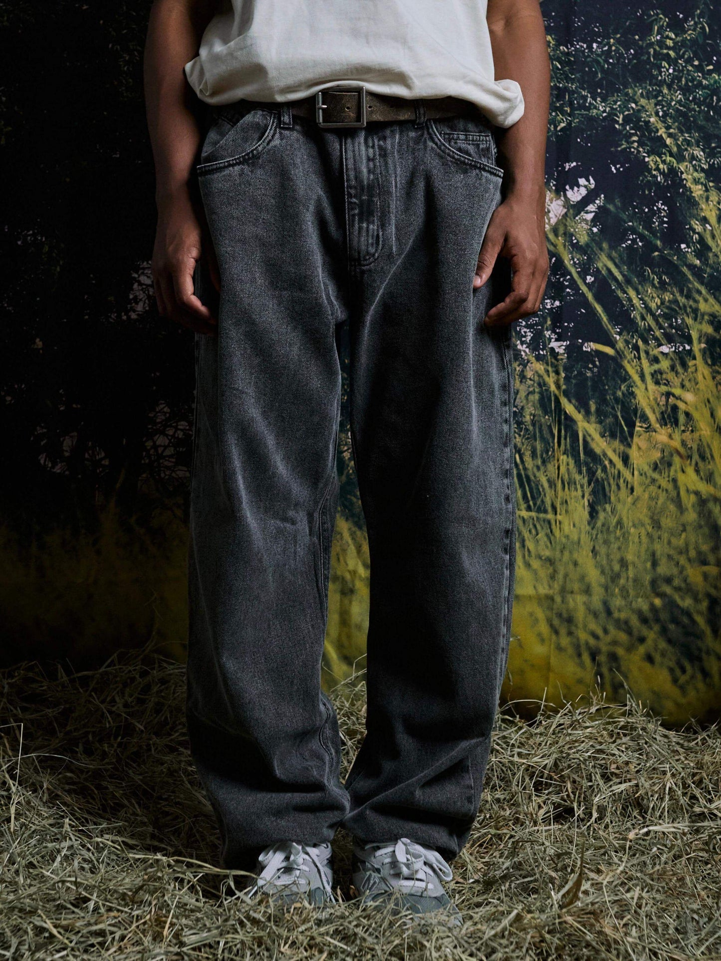Calça Jeans Reta Stoned