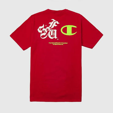 Camiseta Sufgang x Champion Stars Heritage Tee Red