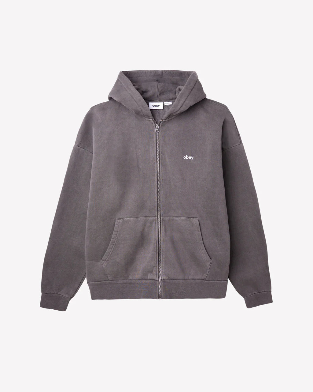 LOWERCASE PIGMENT ZIP HOOD - Four Street