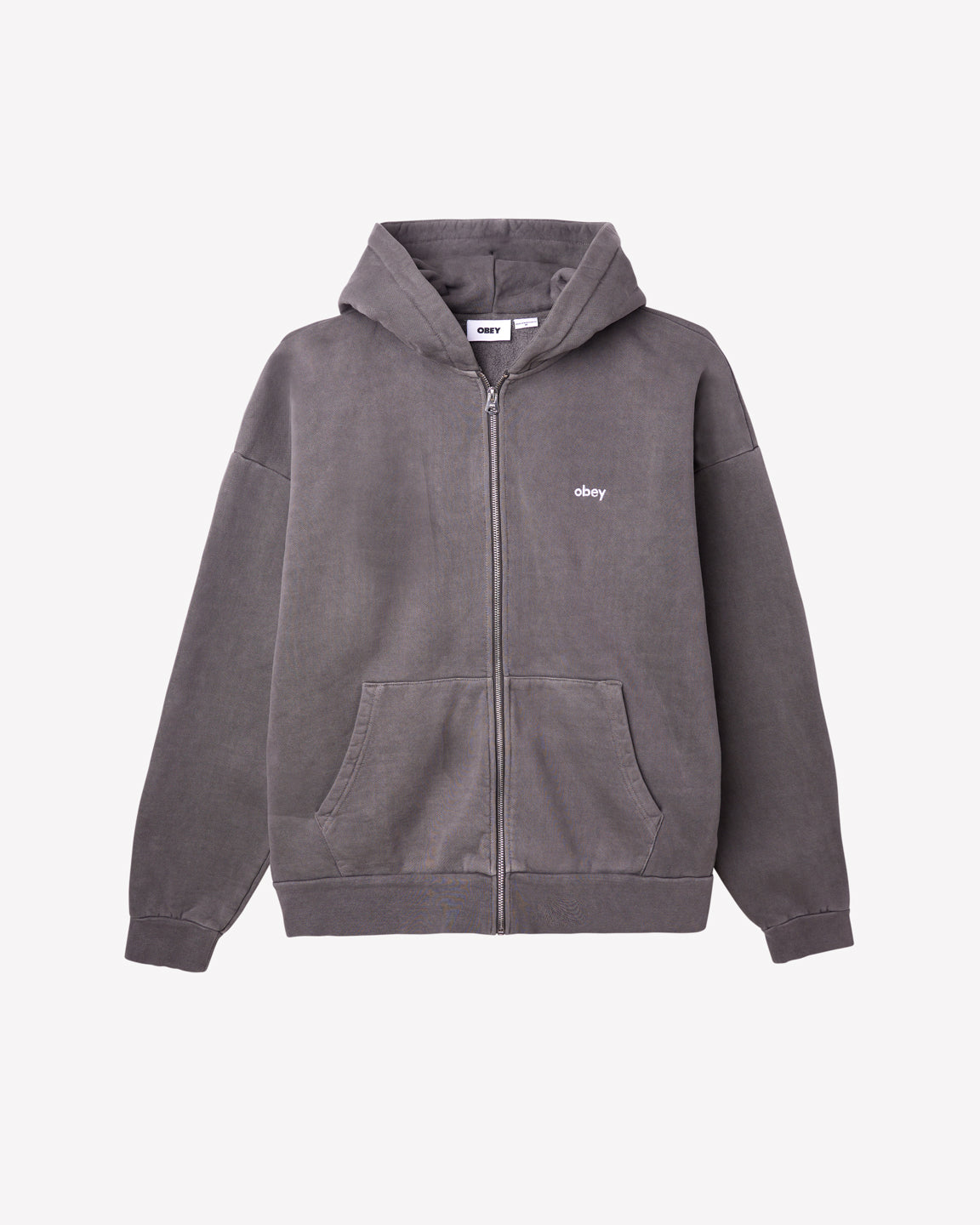 LOWERCASE PIGMENT ZIP HOOD