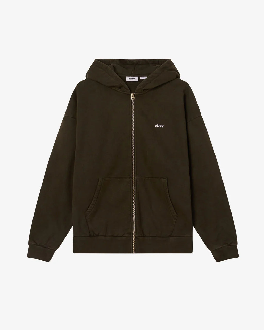 LOWERCASE PIGMENT ZIP HOOD - Four Street