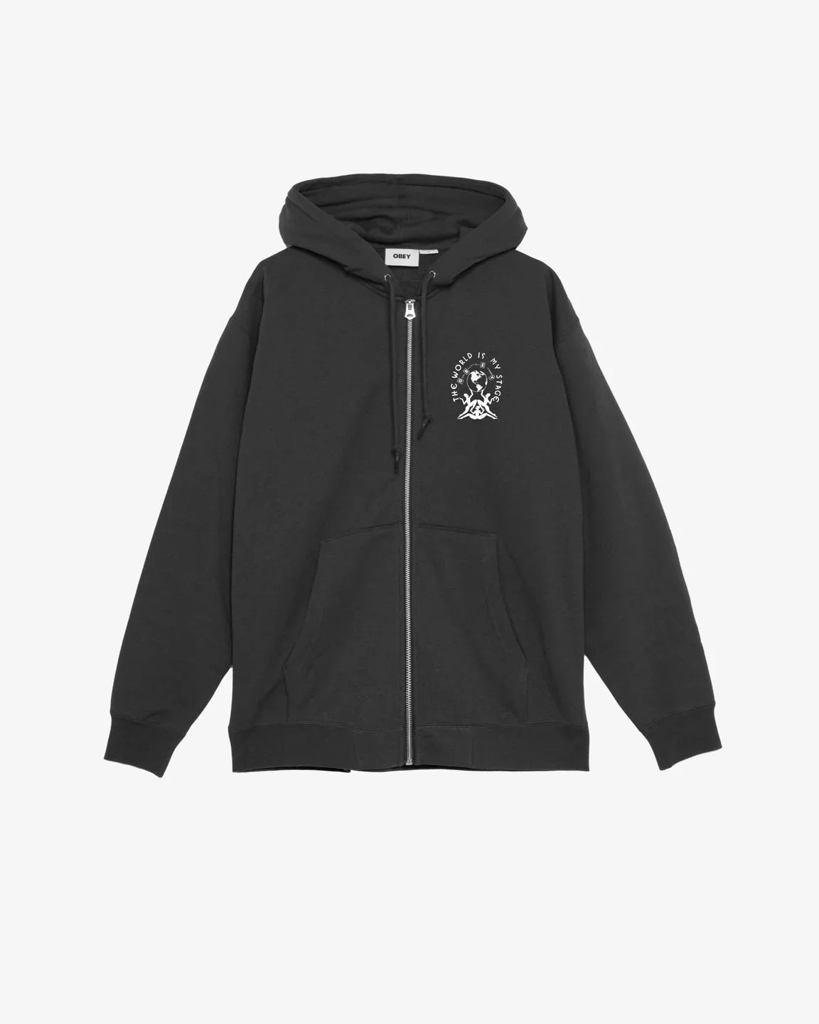 THE WORLD IS MY STAGE PREMIUM ZIP HOOD