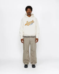 SATIN PATCH HOODIE