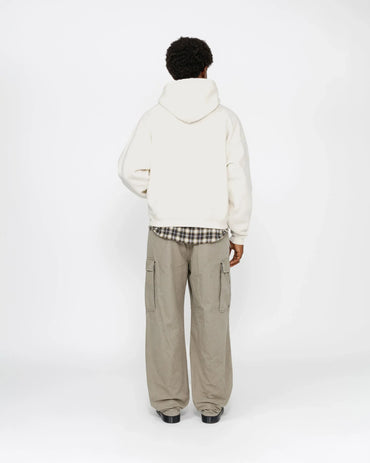 SATIN PATCH HOODIE