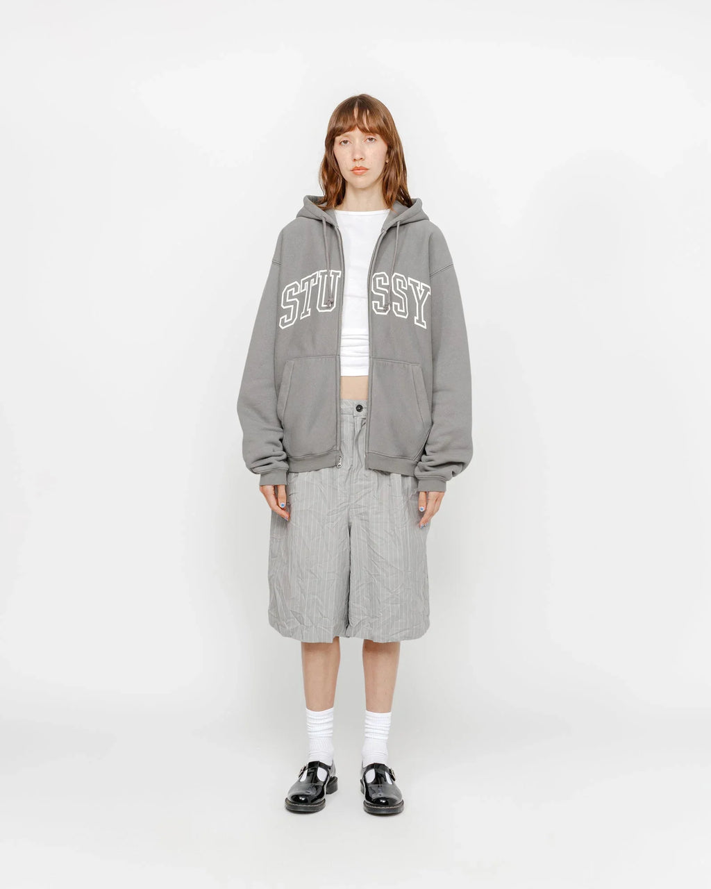 OUTLINE ZIP HOODIE - Four Street