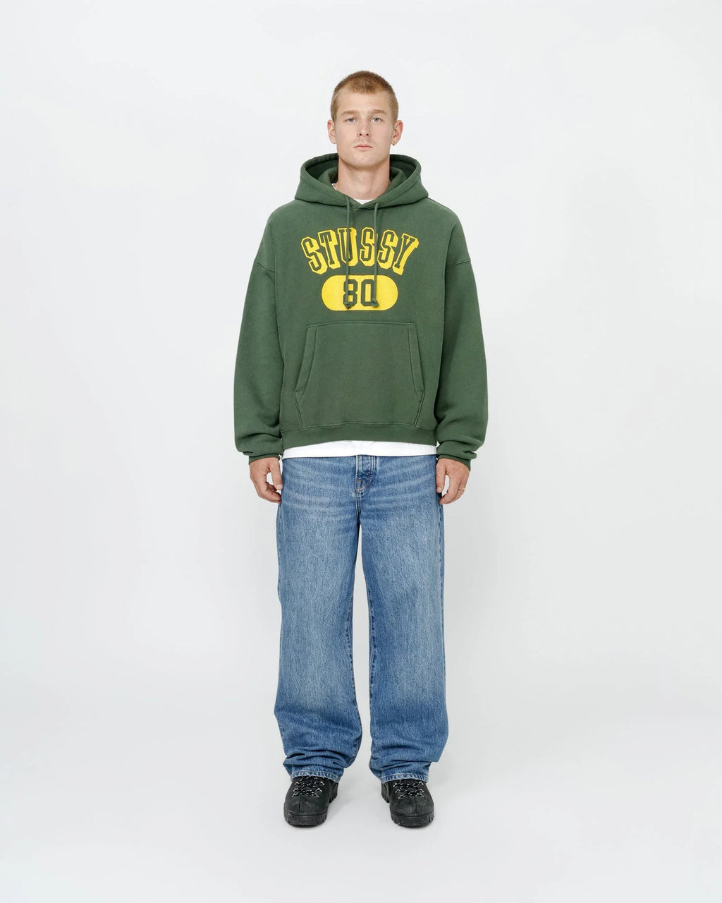 STUSSY 80 RELAXED HOODIE - Four Street
