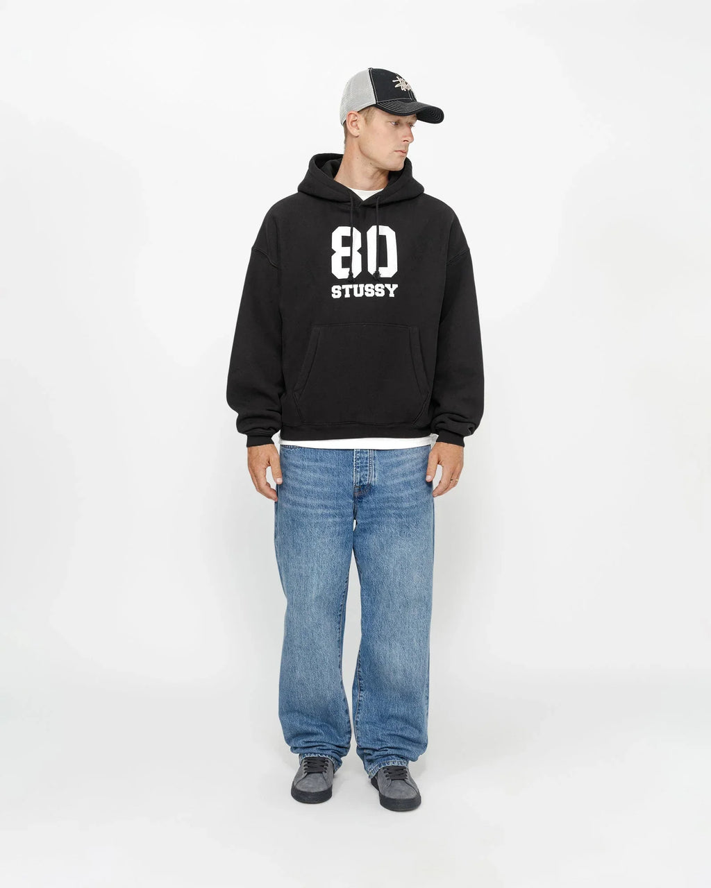 80 RELAXED HOODIE - Four Street
