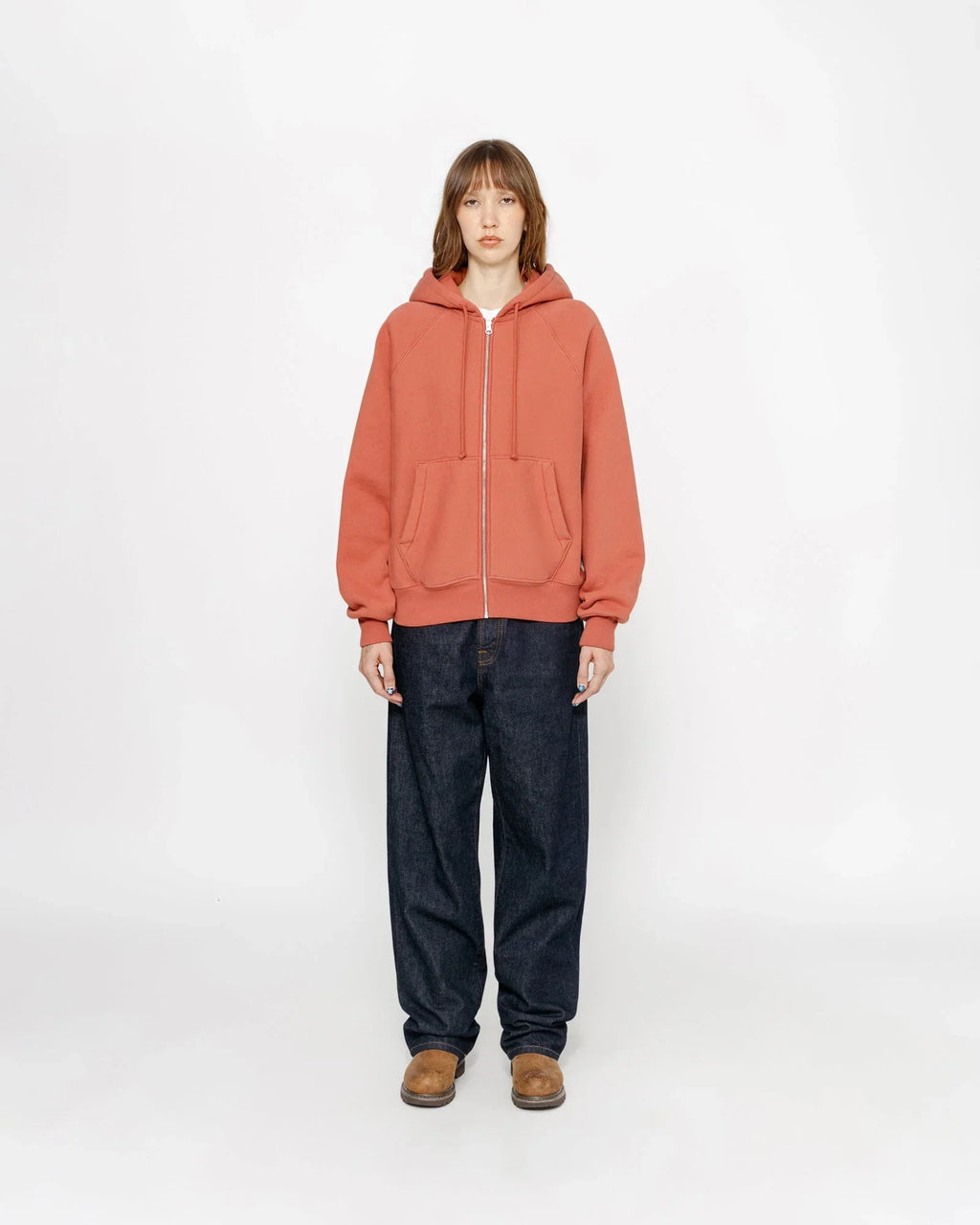 FLEECE RAGLAN ZIP HOODIE - Four Street