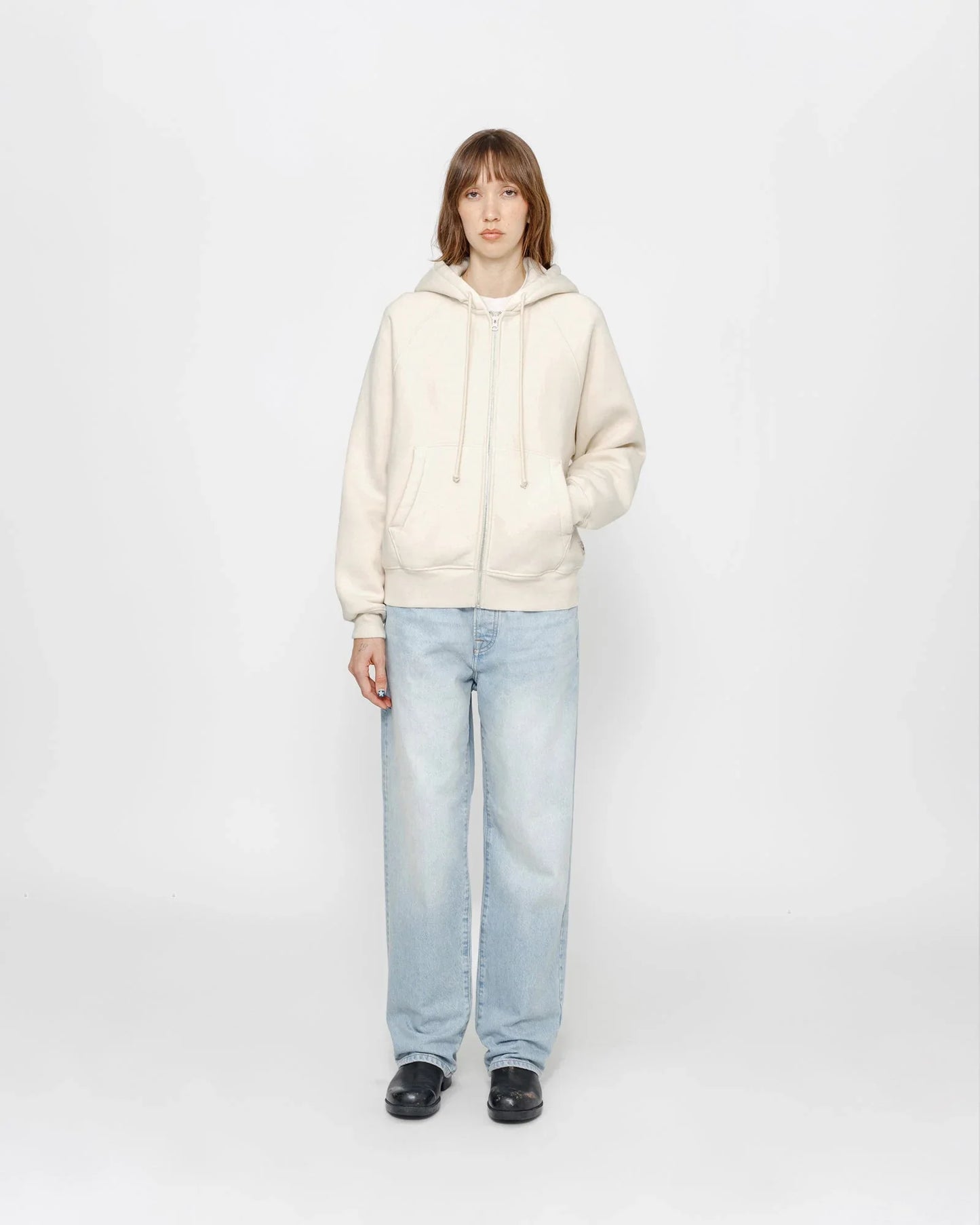 FLEECE RAGLAN ZIP HOODIE