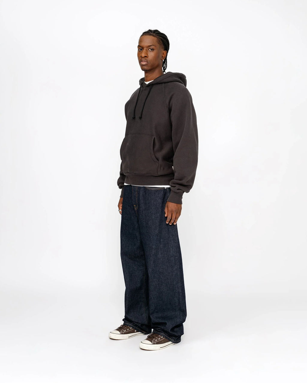 FLEECE RAGLAN HOODIE - Four Street