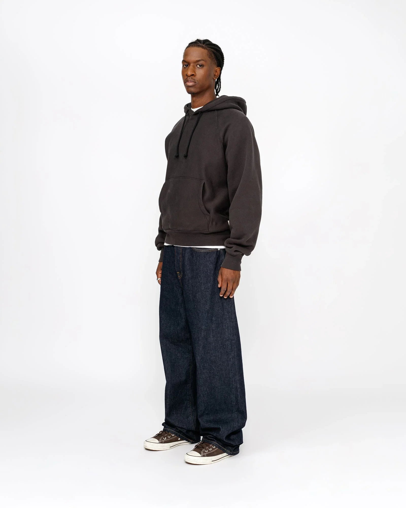 FLEECE RAGLAN HOODIE - Four Street