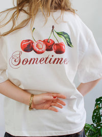 Camiseta Boxy Cherry