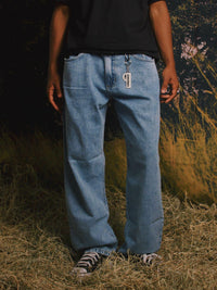 Calça Jeans Reta Clara