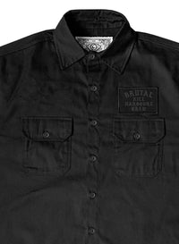 Camisa de Sarja Workshirt Manga Longa - Chicano