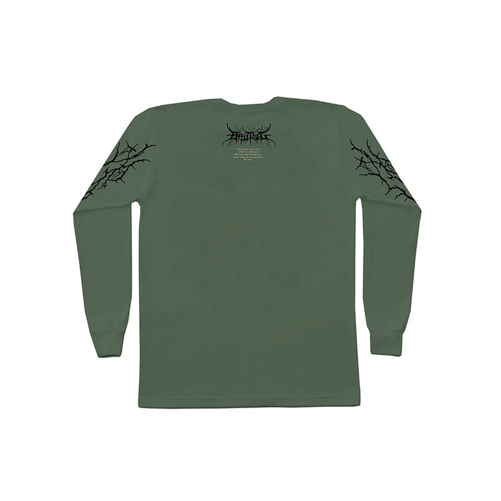 Camiseta Manga Longa - No Love Green - Four Street