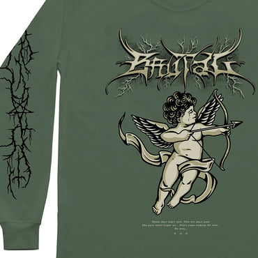 Camiseta Manga Longa - No Love Green