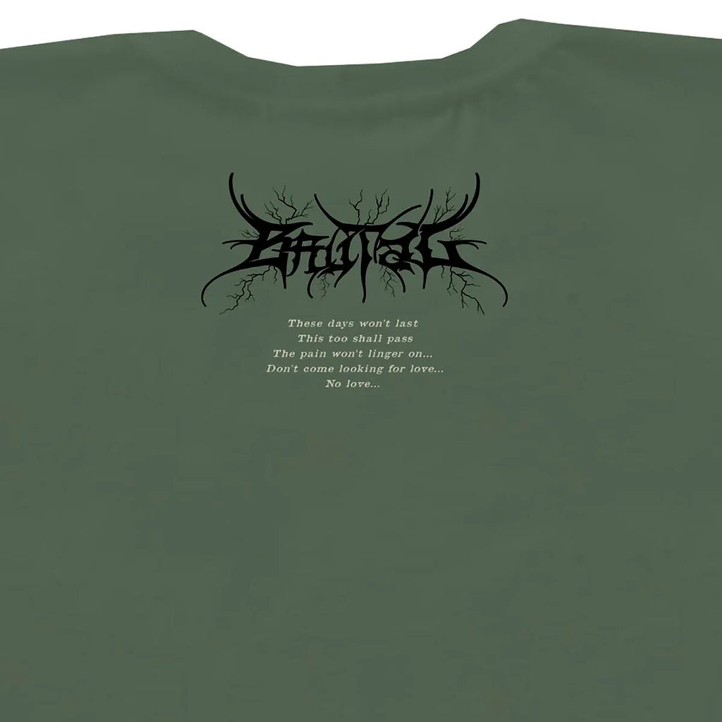 Camiseta Manga Longa - No Love Green - Four Street