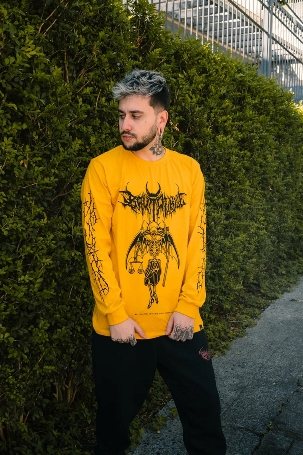 Camiseta Manga Longa - Agalloch Yellow - Four Street