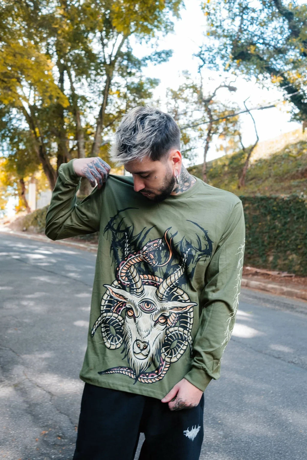 Camiseta Manga Longa - Trevos Green - Four Street