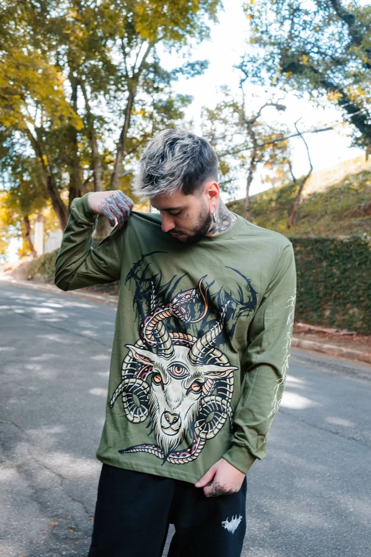 Camiseta Manga Longa - Trevos Green - Four Street