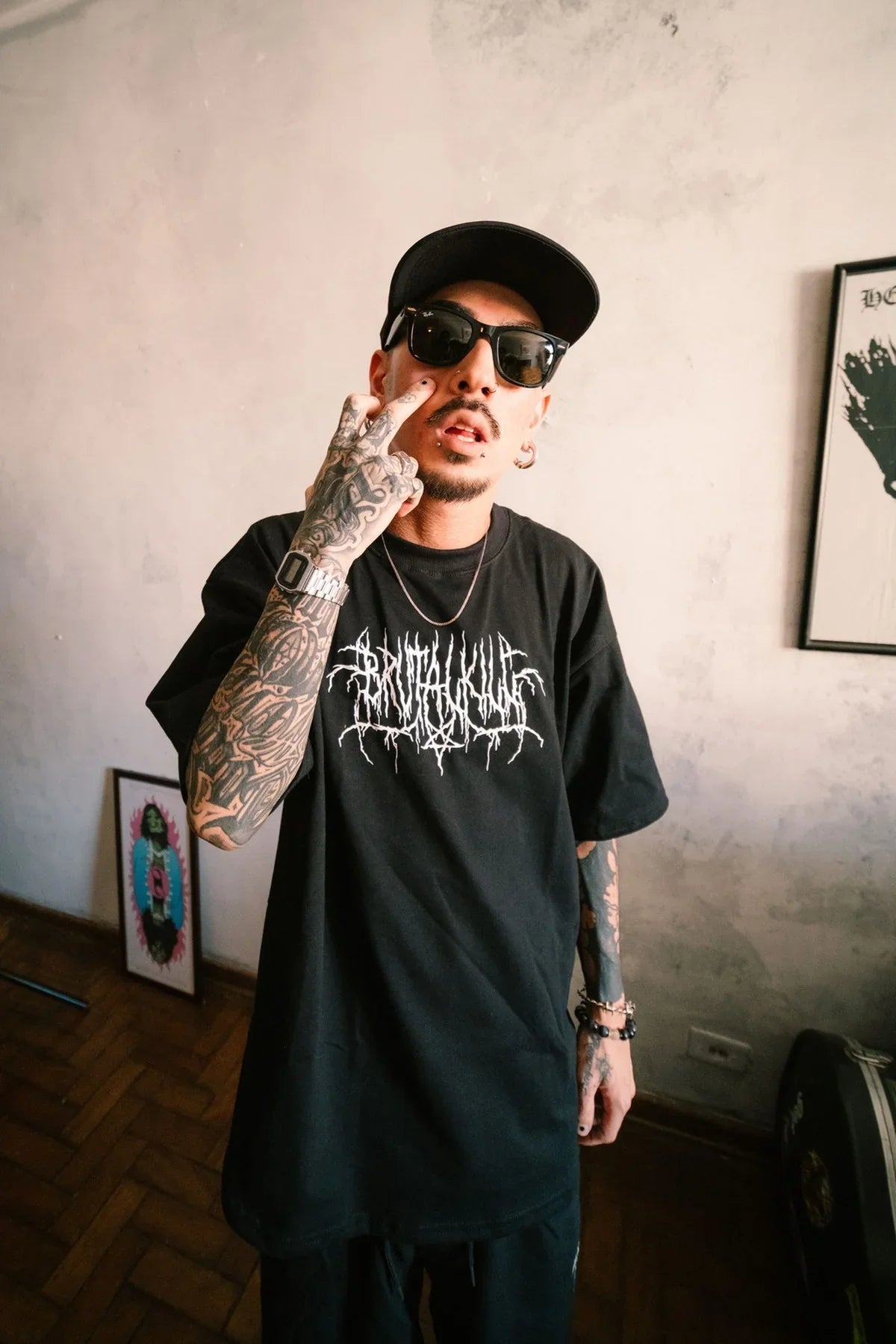 Camiseta Oversized - Infame