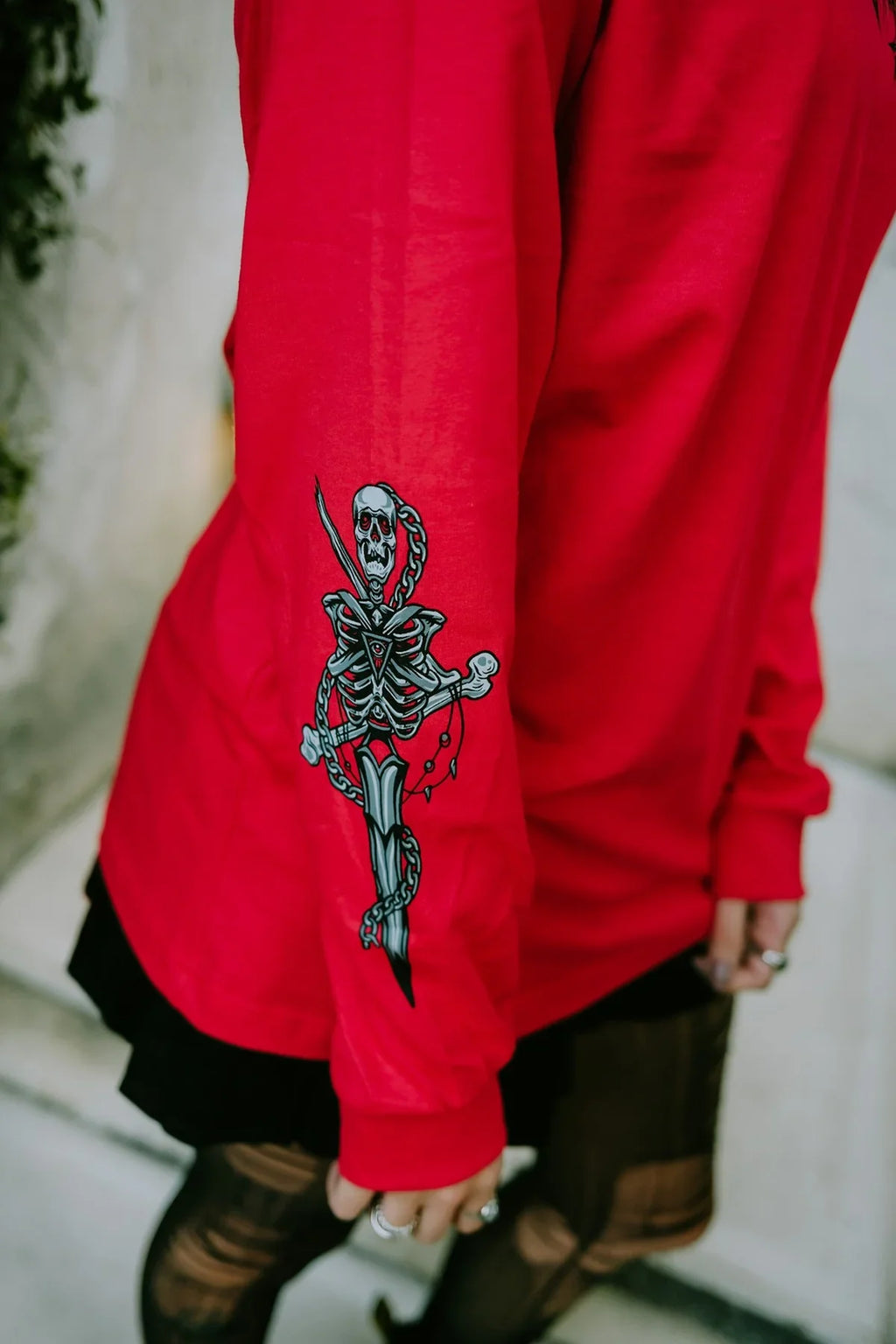 Camiseta Manga Longa - Shax Red - Four Street