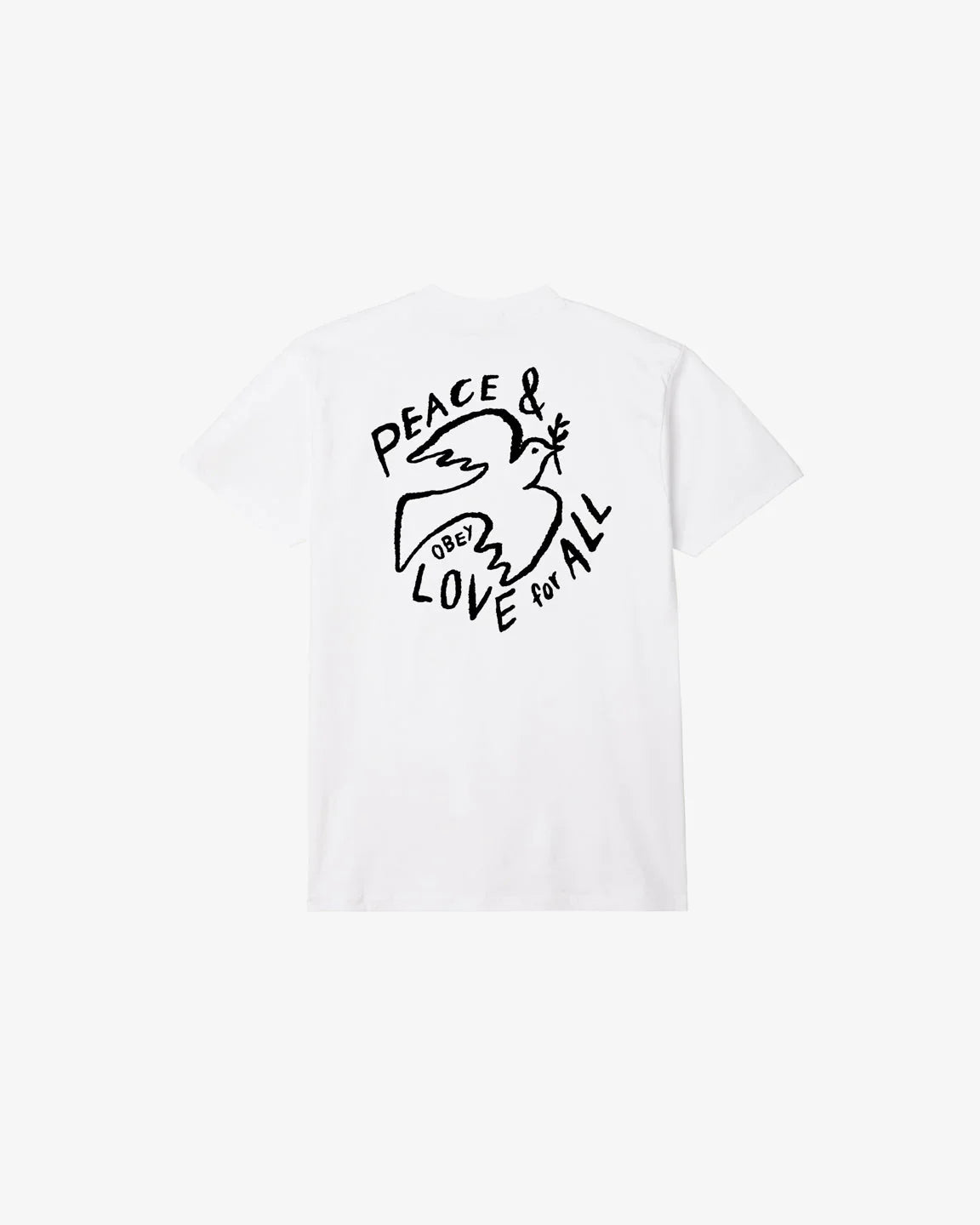 PEACE & LOVE FOR ALL CLASSIC T-SHIRT