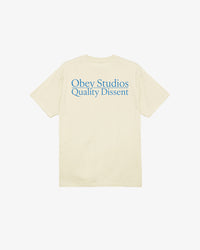 OBEY STUDIOS QUALITY DISSENT CLASSIC T-SHIRT