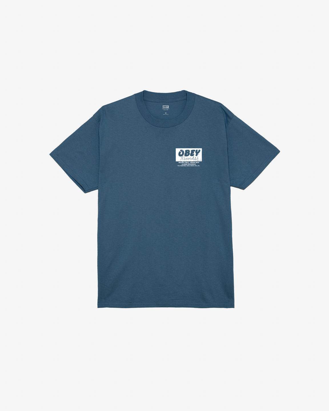 OBEY RECORDS BUY, SELL, TRADE CLASSIC T-SHIRT