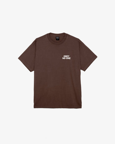 OBEY NO ONE HEAVYWEIGHT T-SHIRT