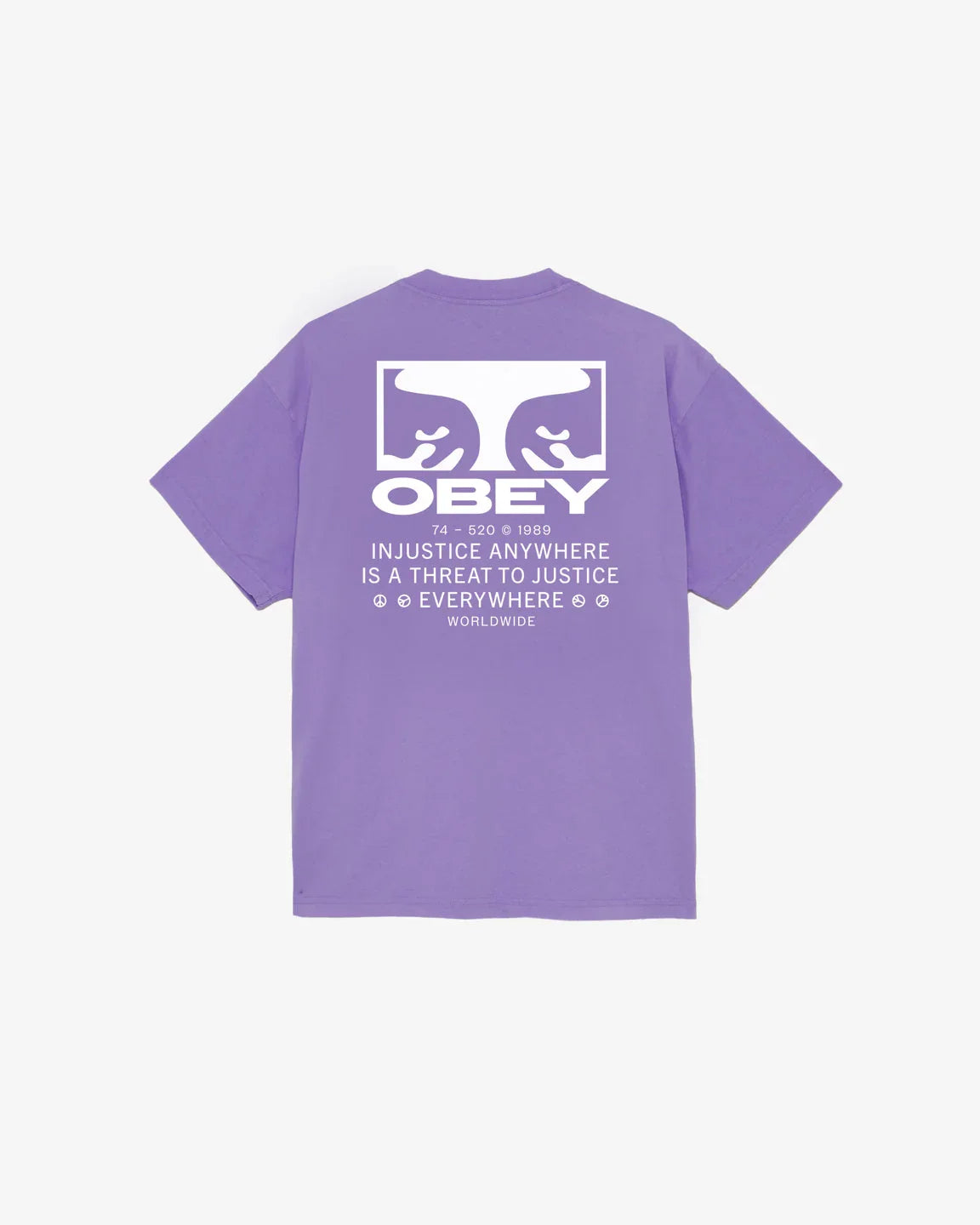 JUSTICE EVERYWHERE HEAVYWEIGHT T-SHIRT